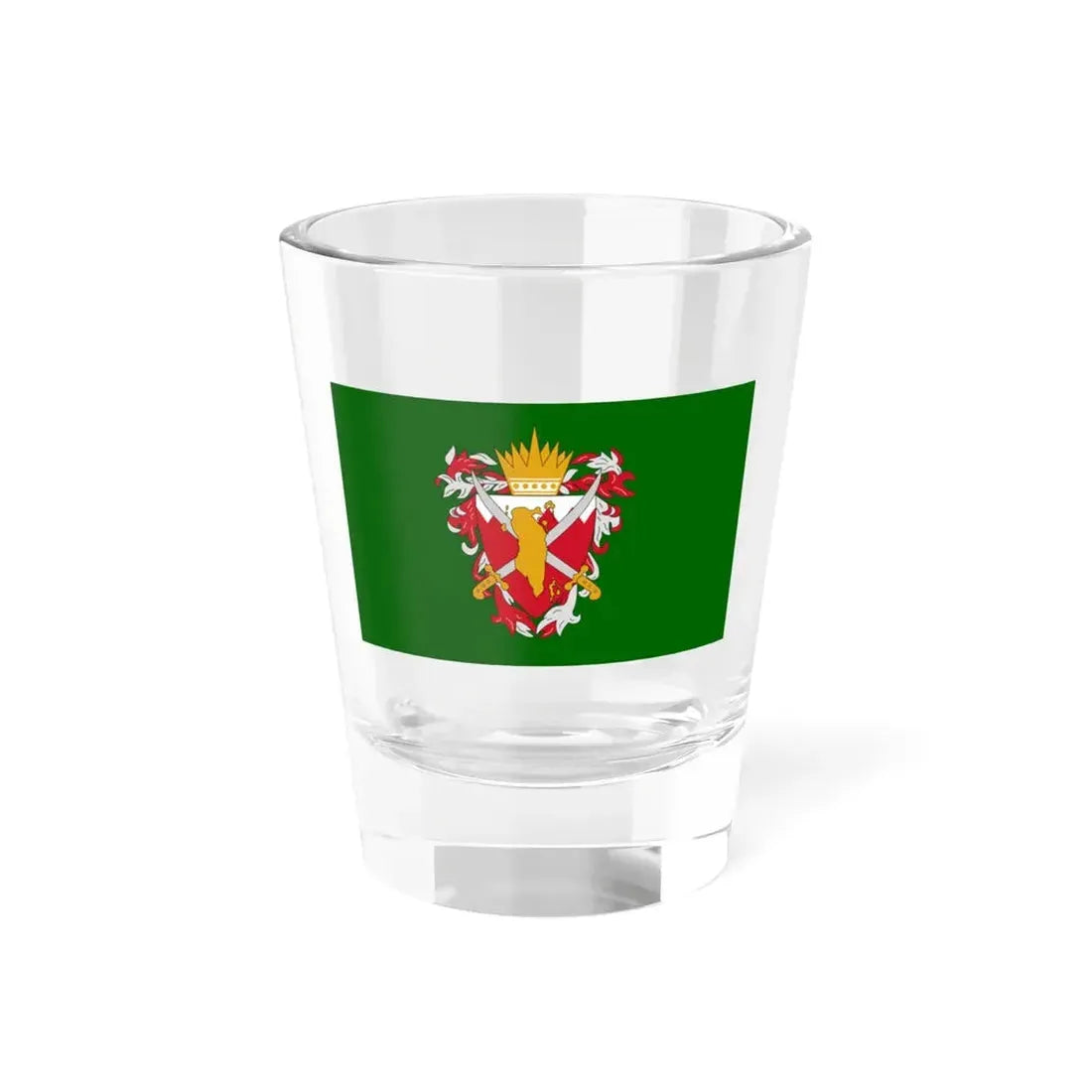 Flag of the National Guard of Bahrain (Bahrain) Shot Glass 1.5oz 1.5oz - Go Mug Yourself
