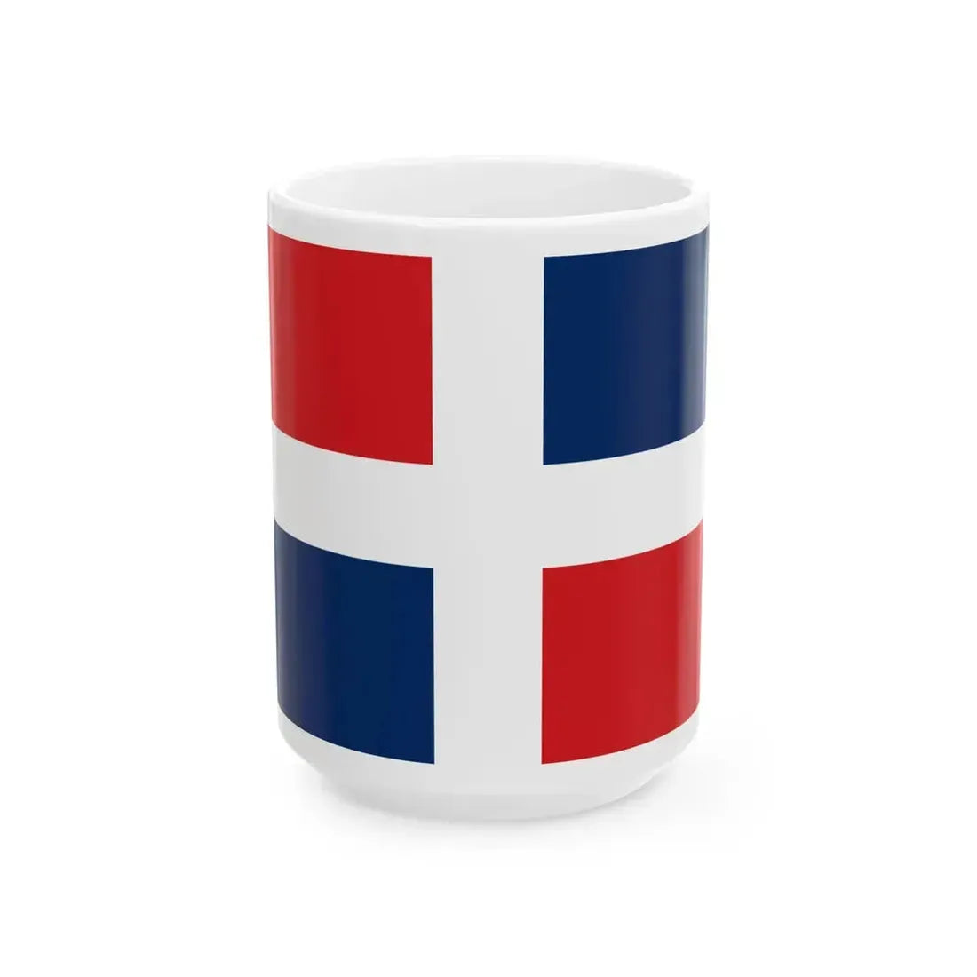 Flag of the National Guard of the Republic of Georgia 2007-2020 (Georgia) White Coffee Mug 15oz - Go Mug Yourself
