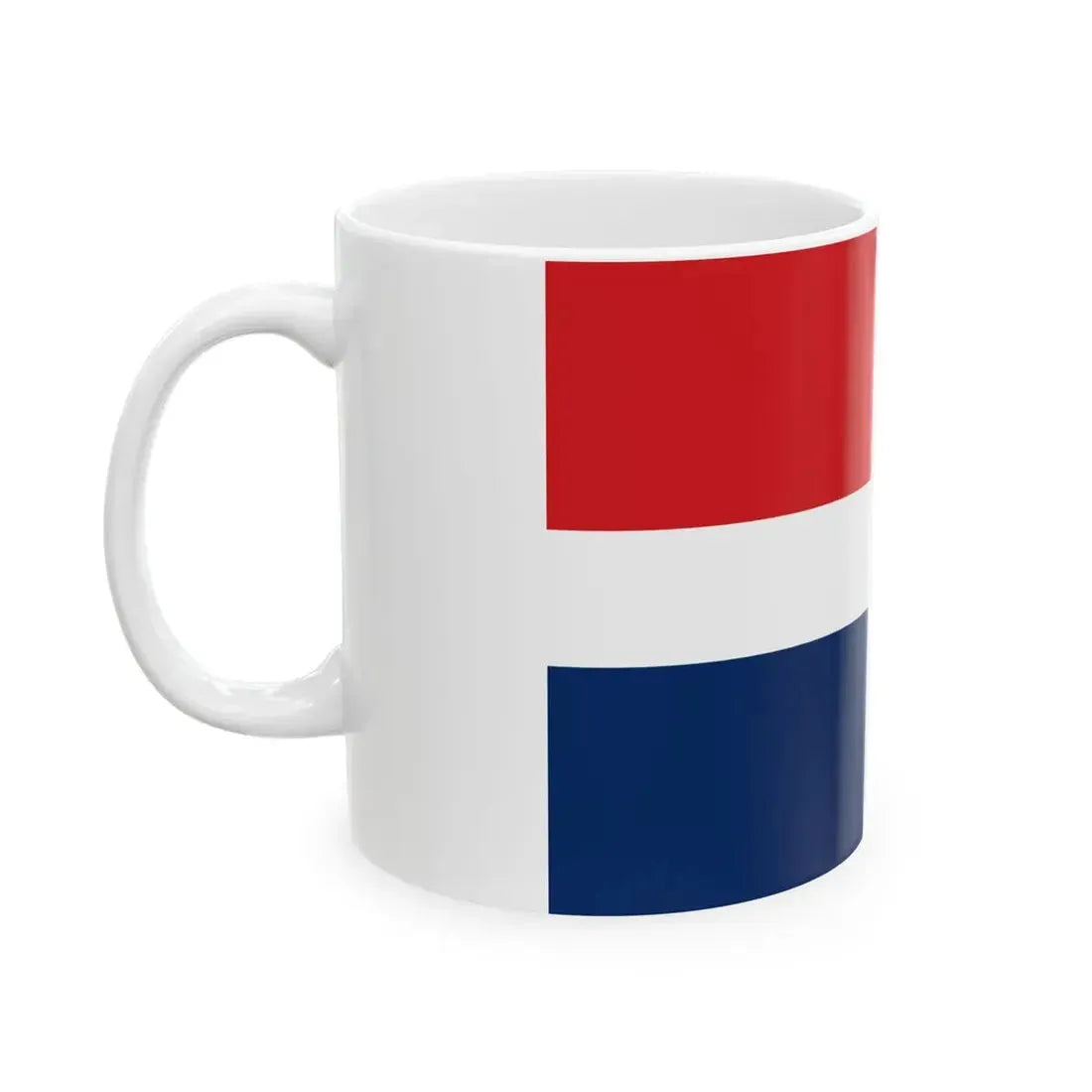 Flag of the National Guard of the Republic of Georgia 2007-2020 (Georgia) White Coffee Mug - Go Mug Yourself