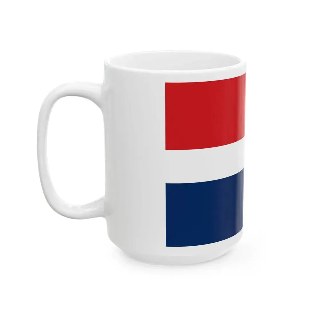 Flag of the National Guard of the Republic of Georgia 2007-2020 (Georgia) White Coffee Mug - Go Mug Yourself
