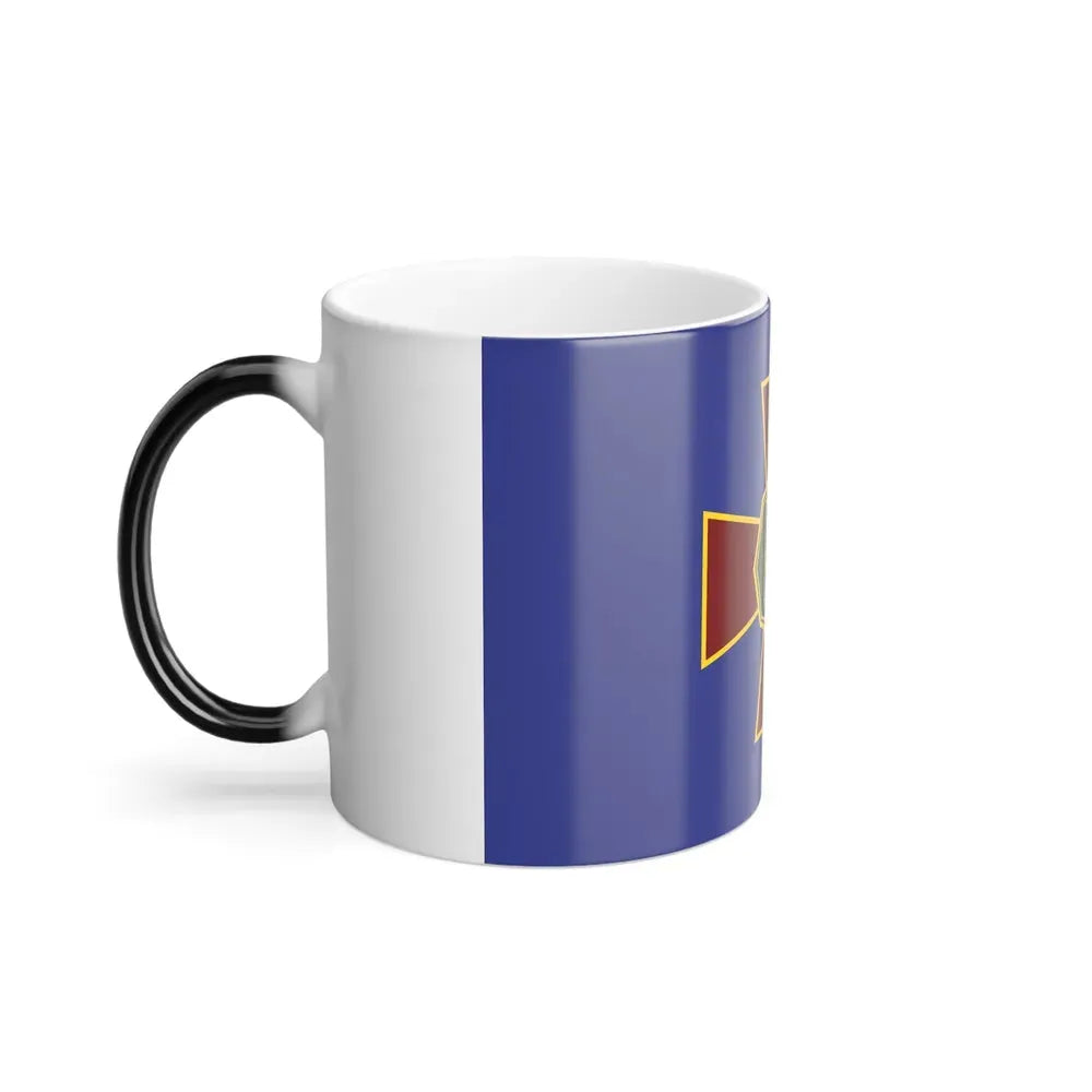 Flag of the National Guard of Ukraine (Ukraine) Color Changing Mug 11oz - Go Mug Yourself