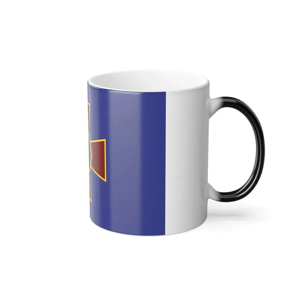 Flag of the National Guard of Ukraine (Ukraine) Color Changing Mug 11oz - Go Mug Yourself