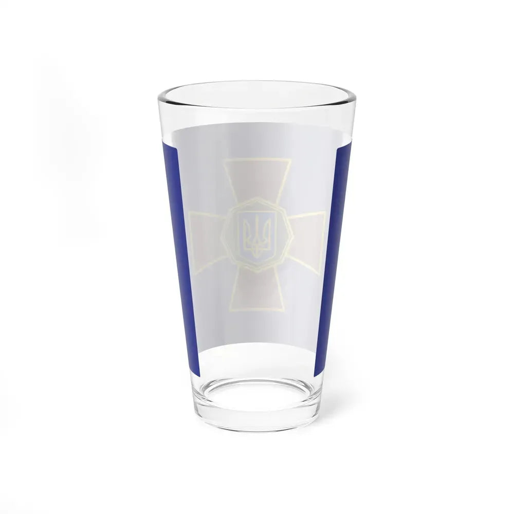 Flag of the National Guard of Ukraine (Ukraine) Pint Glass 16oz - Go Mug Yourself