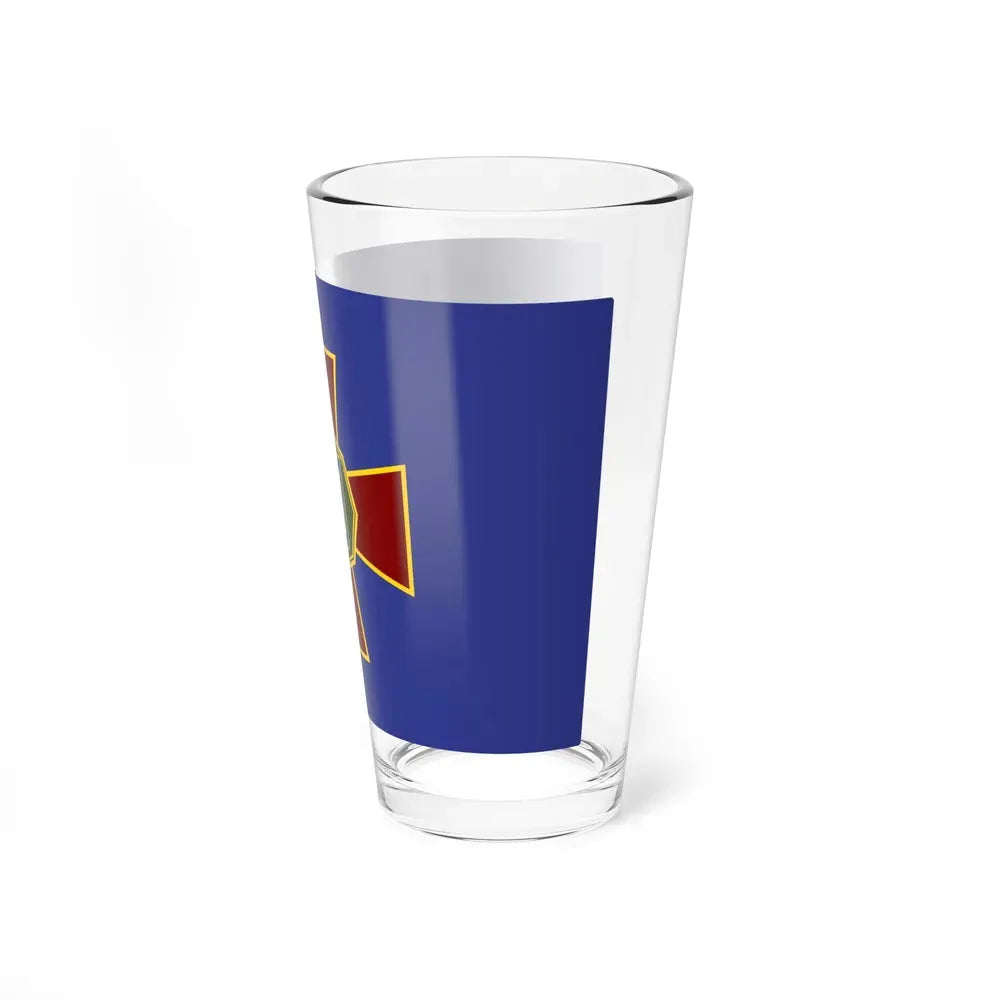 Flag of the National Guard of Ukraine (Ukraine) Pint Glass 16oz - Go Mug Yourself