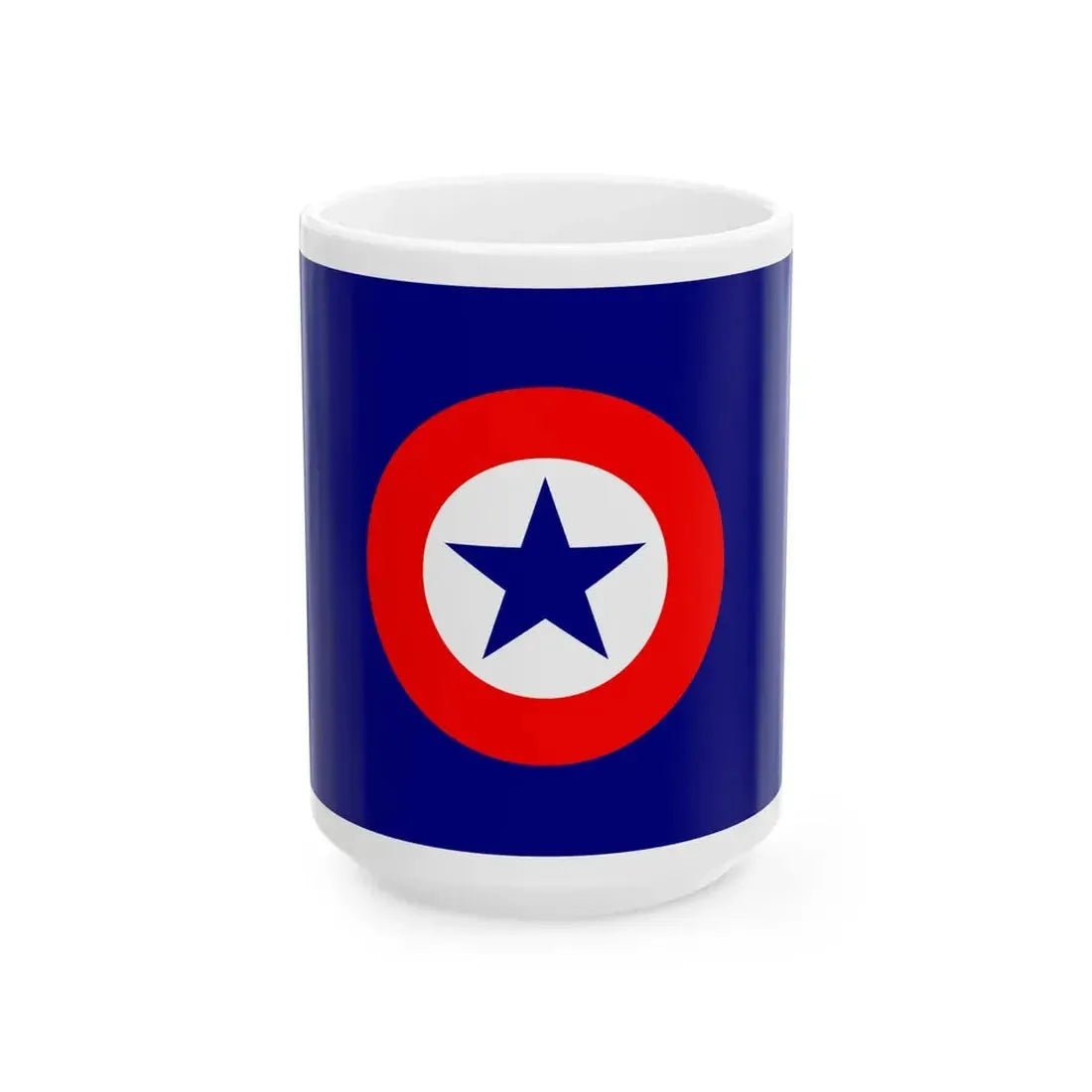 Flag of the National Party Chile 1966 (Chile) White Coffee Mug 15oz - Go Mug Yourself