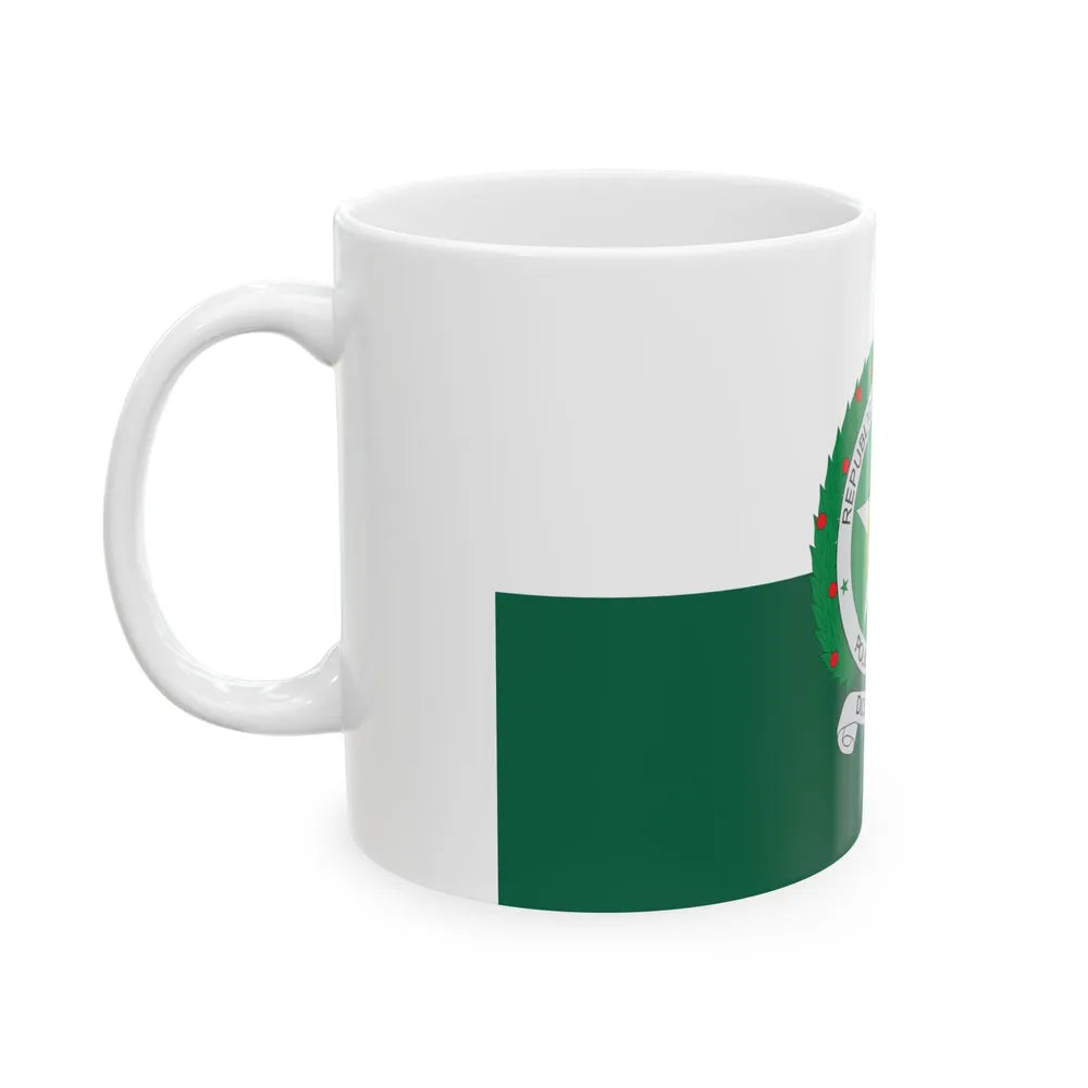 Flag of the National Police of Colombia (Colombia) White Coffee Mug - Go Mug Yourself