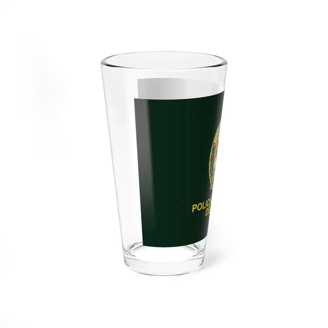 Flag of the National Police of Peru (Peru) Pint Glass 16oz - Go Mug Yourself