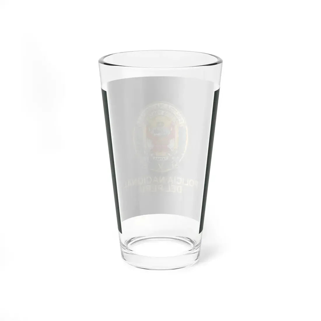 Flag of the National Police of Peru (Peru) Pint Glass 16oz - Go Mug Yourself