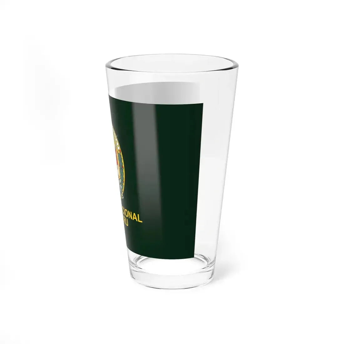 Flag of the National Police of Peru (Peru) Pint Glass 16oz - Go Mug Yourself