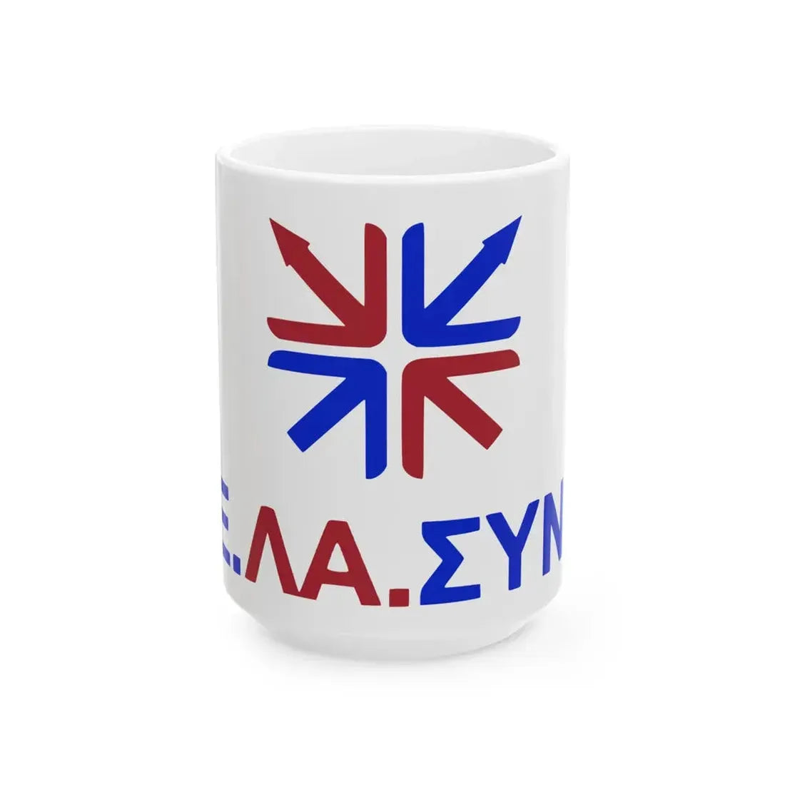 Flag of the National Popular Consciousness (Greece) White Coffee Mug 15oz - Go Mug Yourself