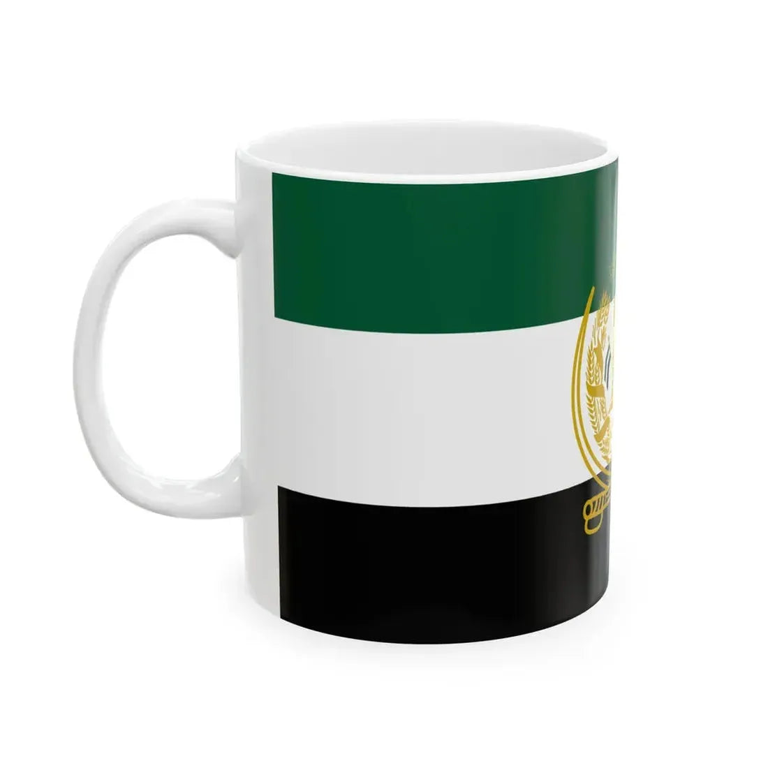 Flag of the National Resistance Front of Afghanistan (Afghanistan) White Coffee Mug - Go Mug Yourself