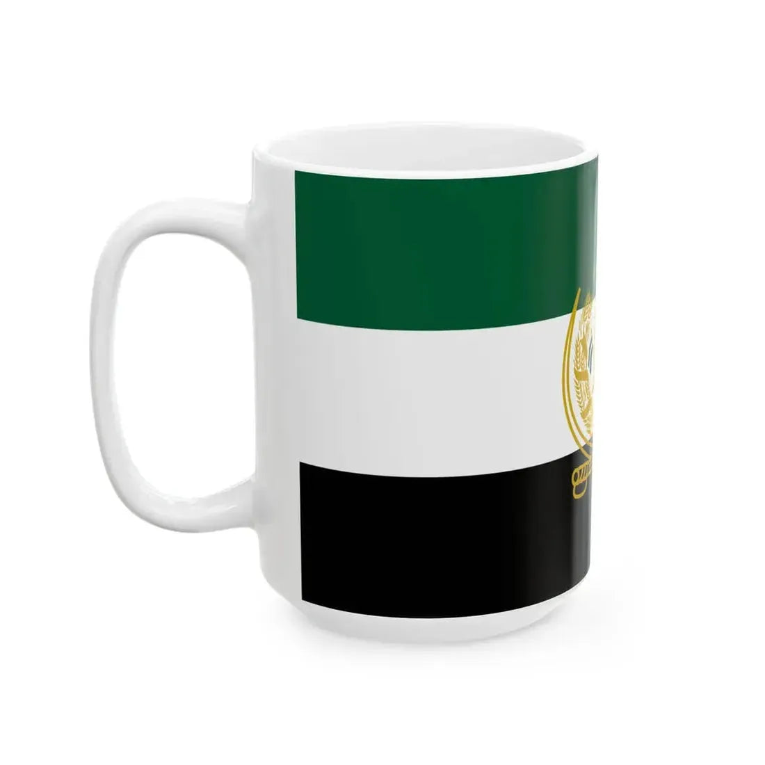 Flag of the National Resistance Front of Afghanistan (Afghanistan) White Coffee Mug - Go Mug Yourself