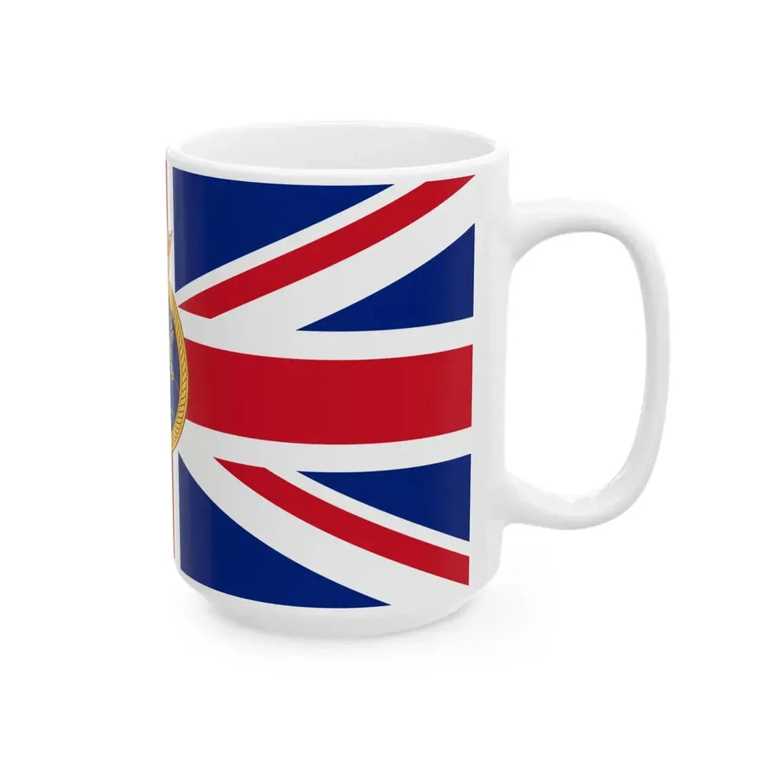 Flag of the Navy League of the British Empire (Canada) White Coffee Mug - Go Mug Yourself