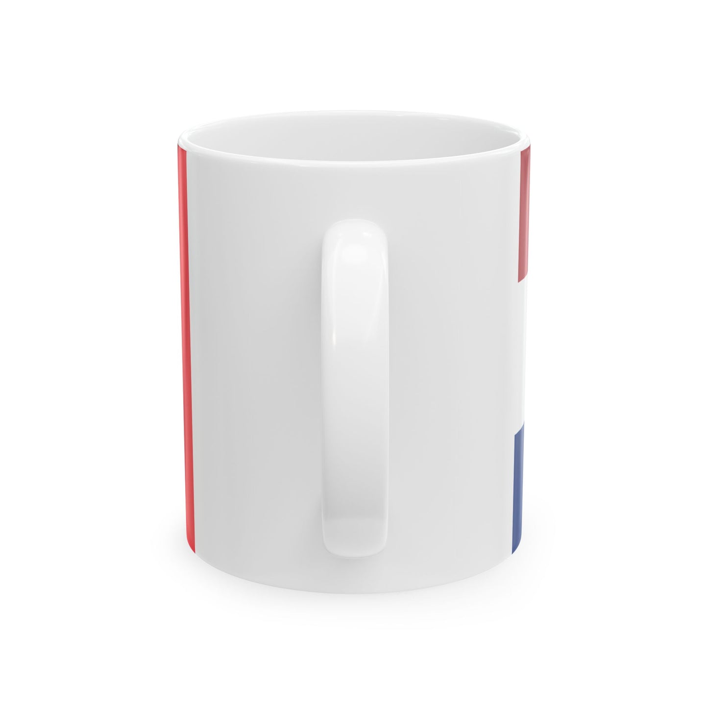 Flag of the Netherlands and Belgium (Belgium) White Coffee Mug-Go Mug Yourself