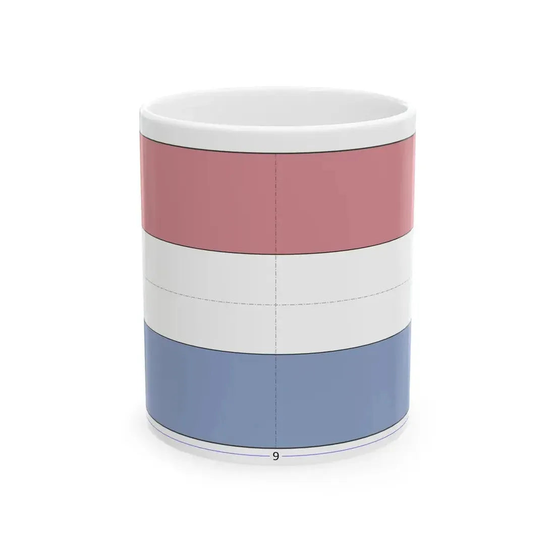 Flag of the Netherlands construction sheet (Netherlands) White Coffee Mug 11oz - Go Mug Yourself