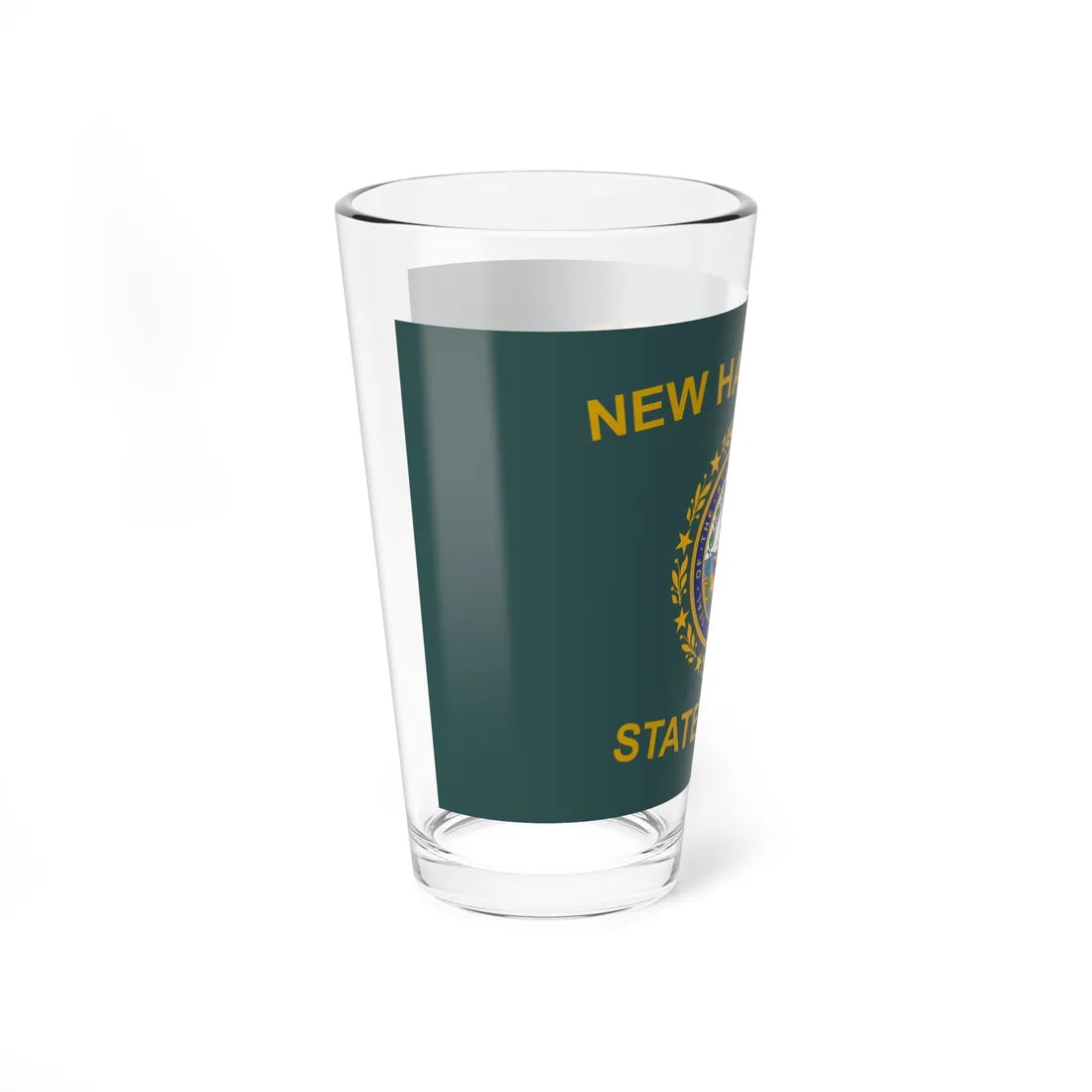 Flag of the New Hampshire State Police (United States) Pint Glass 16oz - Go Mug Yourself