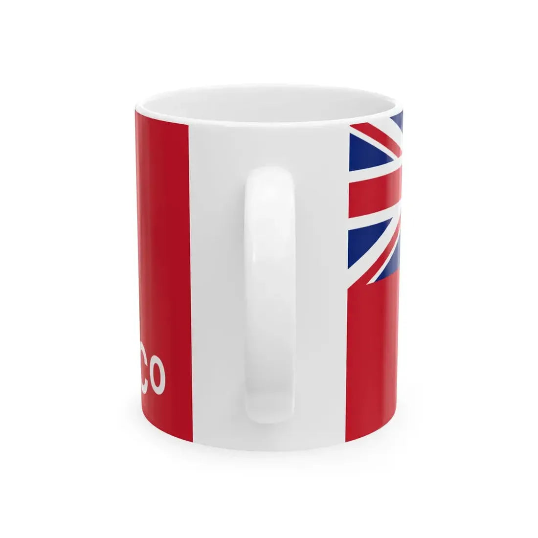 Flag of the North West Company Post-1801 (Canada) White Coffee Mug - Go Mug Yourself
