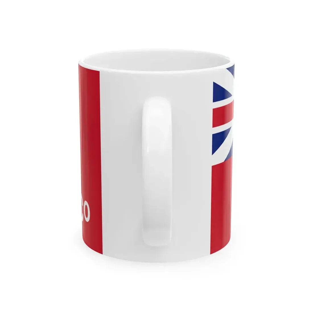Flag of the North West Company Pre-1801 (Canada) White Coffee Mug - Go Mug Yourself