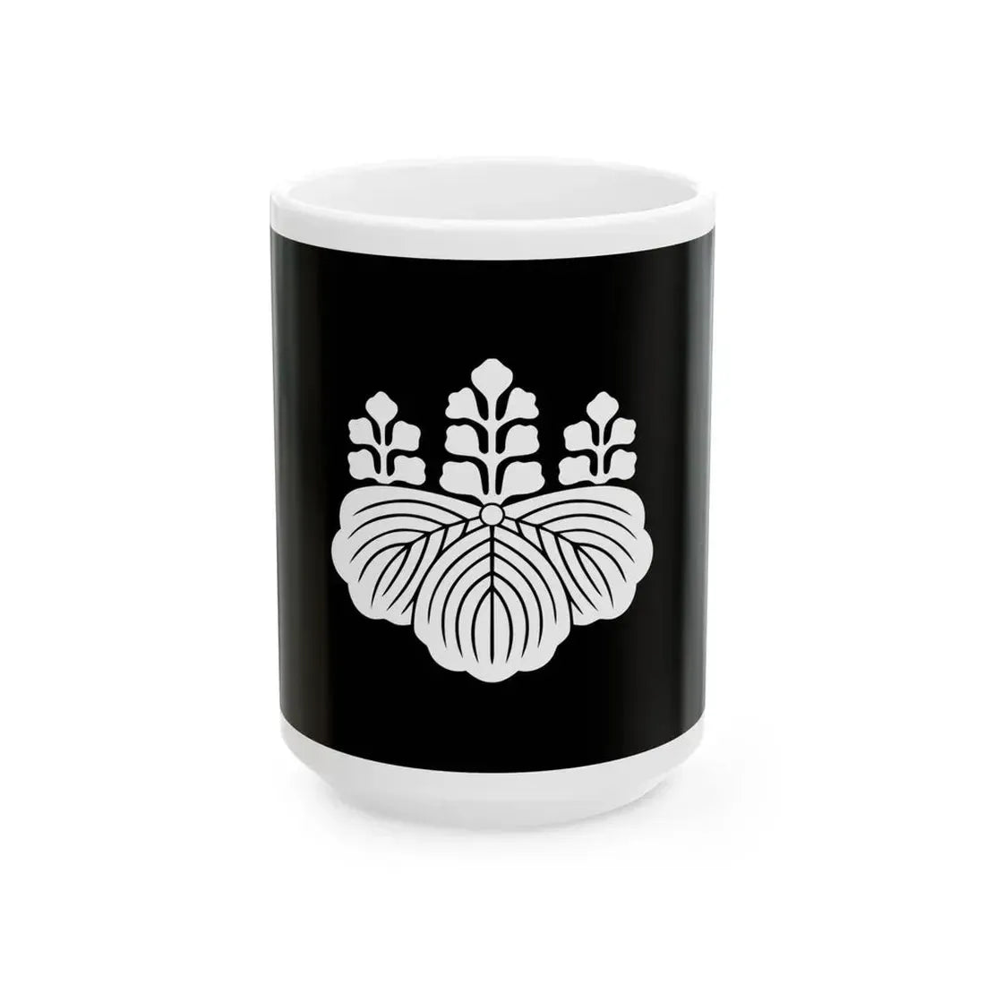 Flag of the Ogasawara Lords of Kokura in Buzen Province B (Japan) White Coffee Mug 15oz - Go Mug Yourself