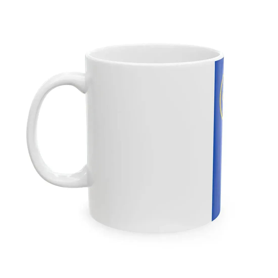 Flag of the Ohrid Municipality Macedonia (North Macedonia) White Coffee Mug - Go Mug Yourself