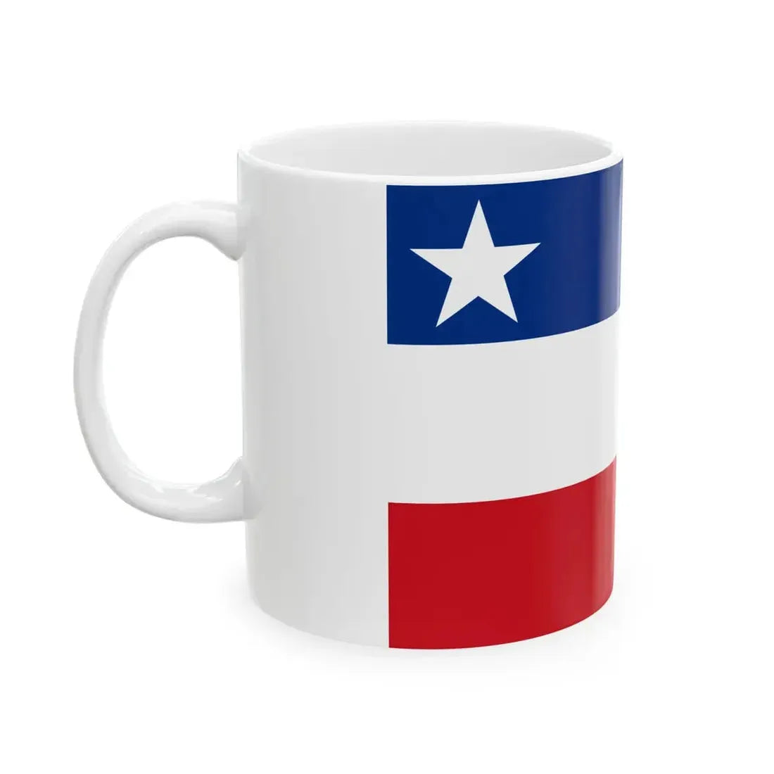 Flag of the Okinawa Civilian Administration (Japan) White Coffee Mug - Go Mug Yourself