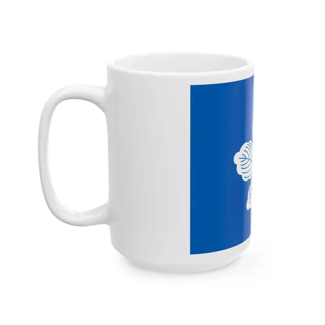 Flag of the Omura Lords of Omura in Hizen Province A (Japan) White Coffee Mug - Go Mug Yourself