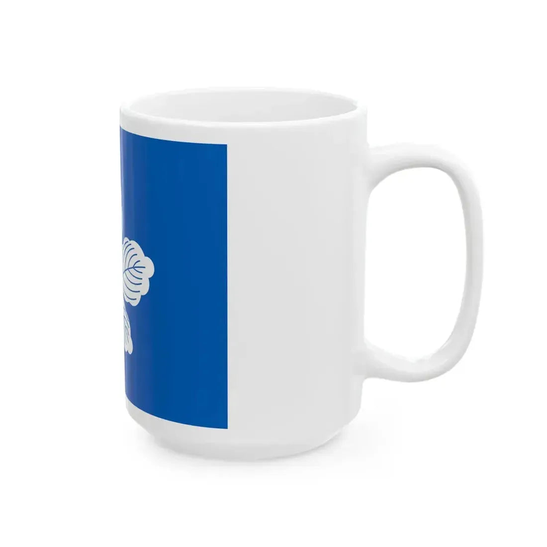 Flag of the Omura Lords of Omura in Hizen Province A (Japan) White Coffee Mug - Go Mug Yourself