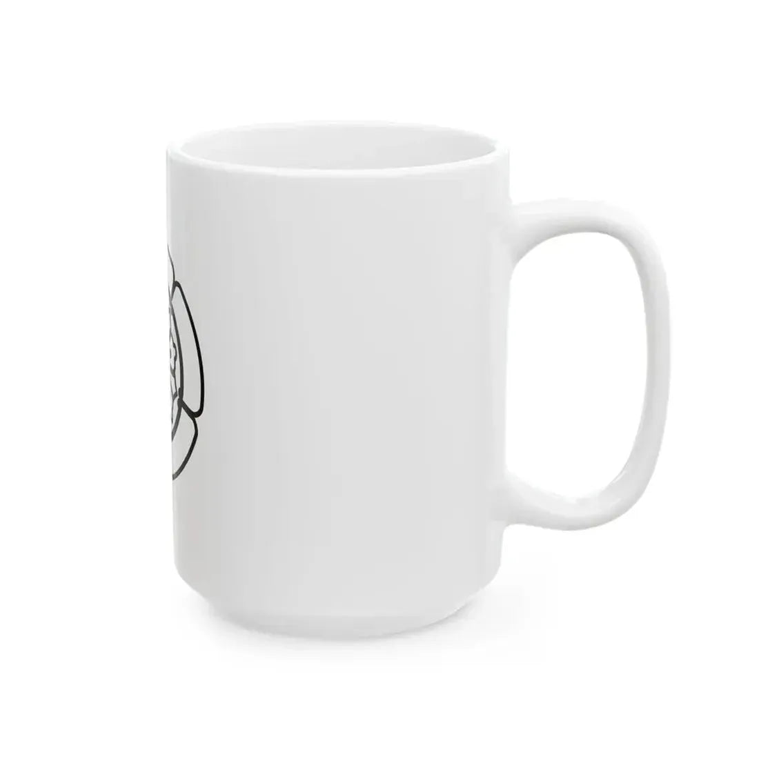 Flag of the Omura Lords of Omura in Hizen Province B (Japan) White Coffee Mug - Go Mug Yourself