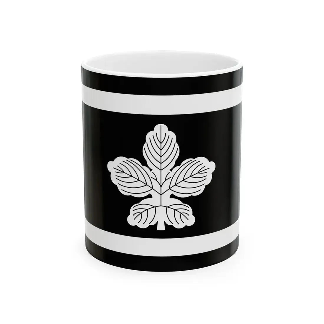 Flag of the Omura Lords of Omura in Hizen Province C (Japan) White Coffee Mug 11oz - Go Mug Yourself