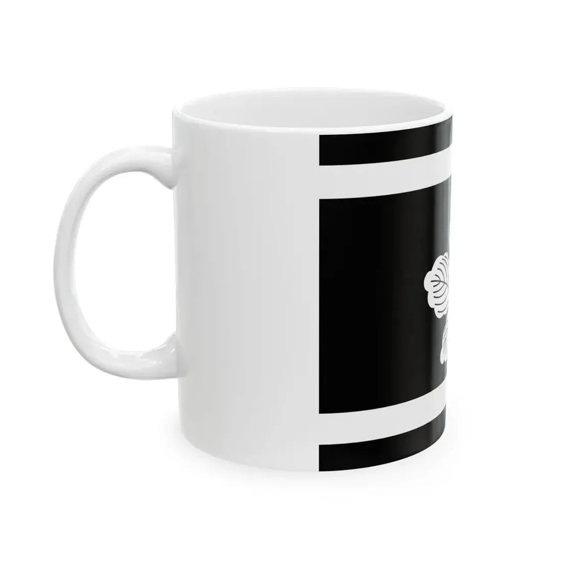 Flag of the Omura Lords of Omura in Hizen Province C (Japan) White Coffee Mug - Go Mug Yourself