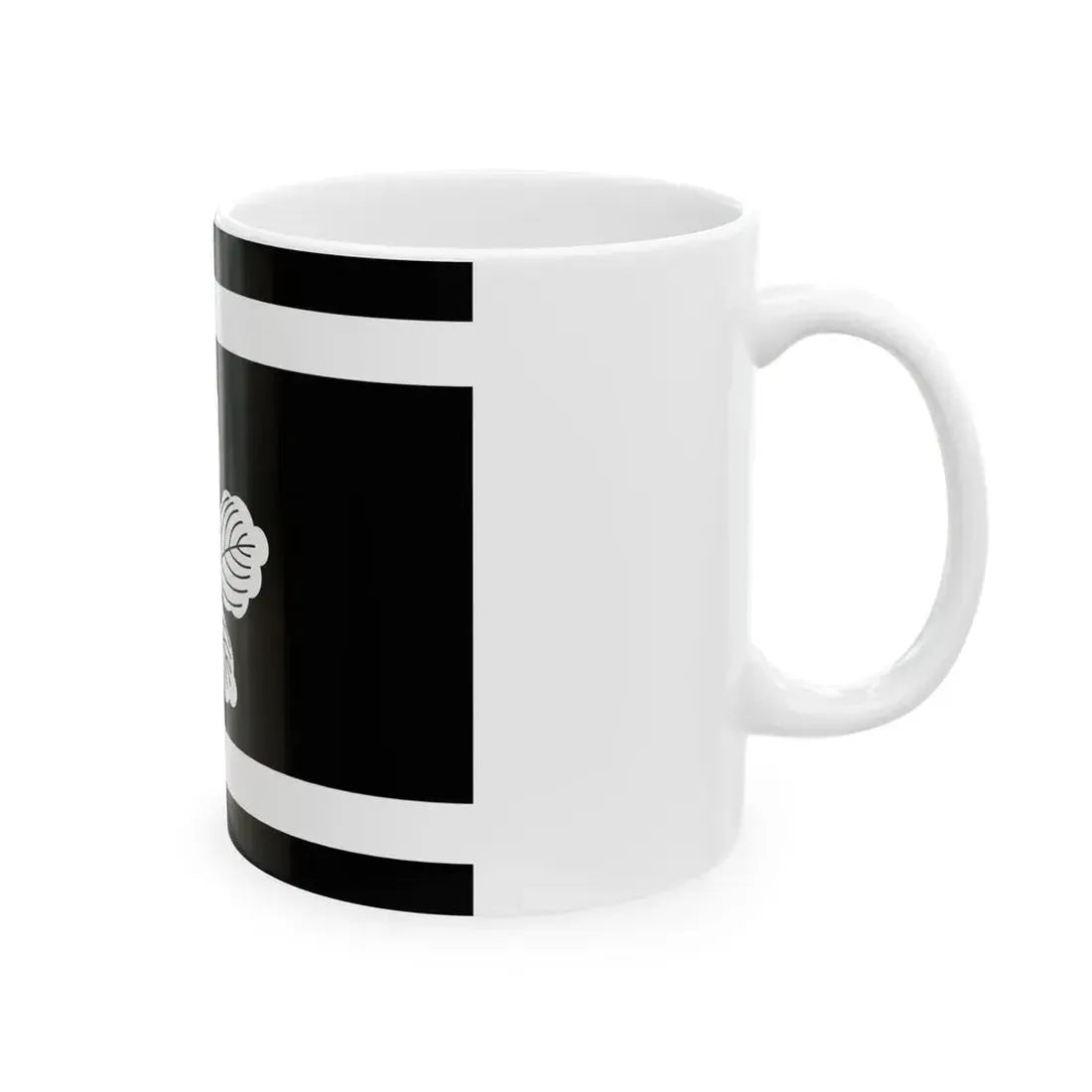 Flag of the Omura Lords of Omura in Hizen Province C (Japan) White Coffee Mug - Go Mug Yourself