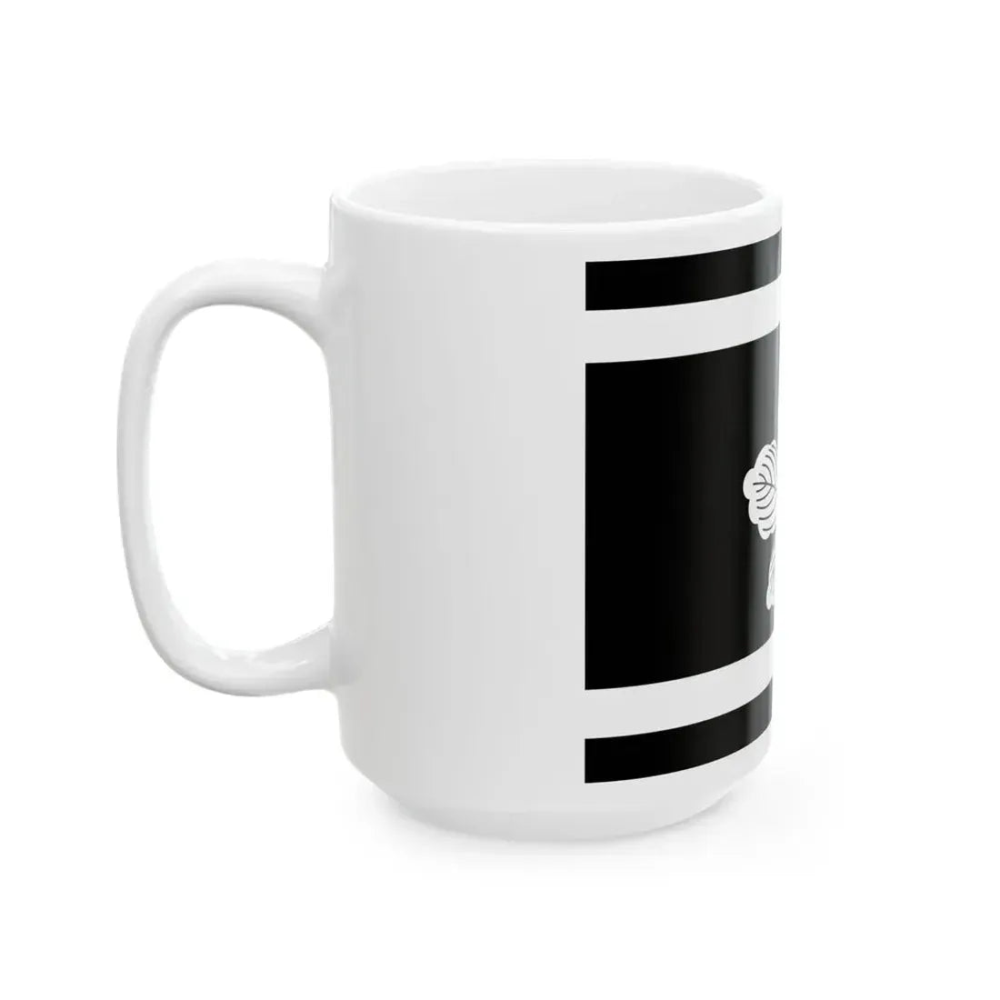 Flag of the Omura Lords of Omura in Hizen Province C (Japan) White Coffee Mug - Go Mug Yourself