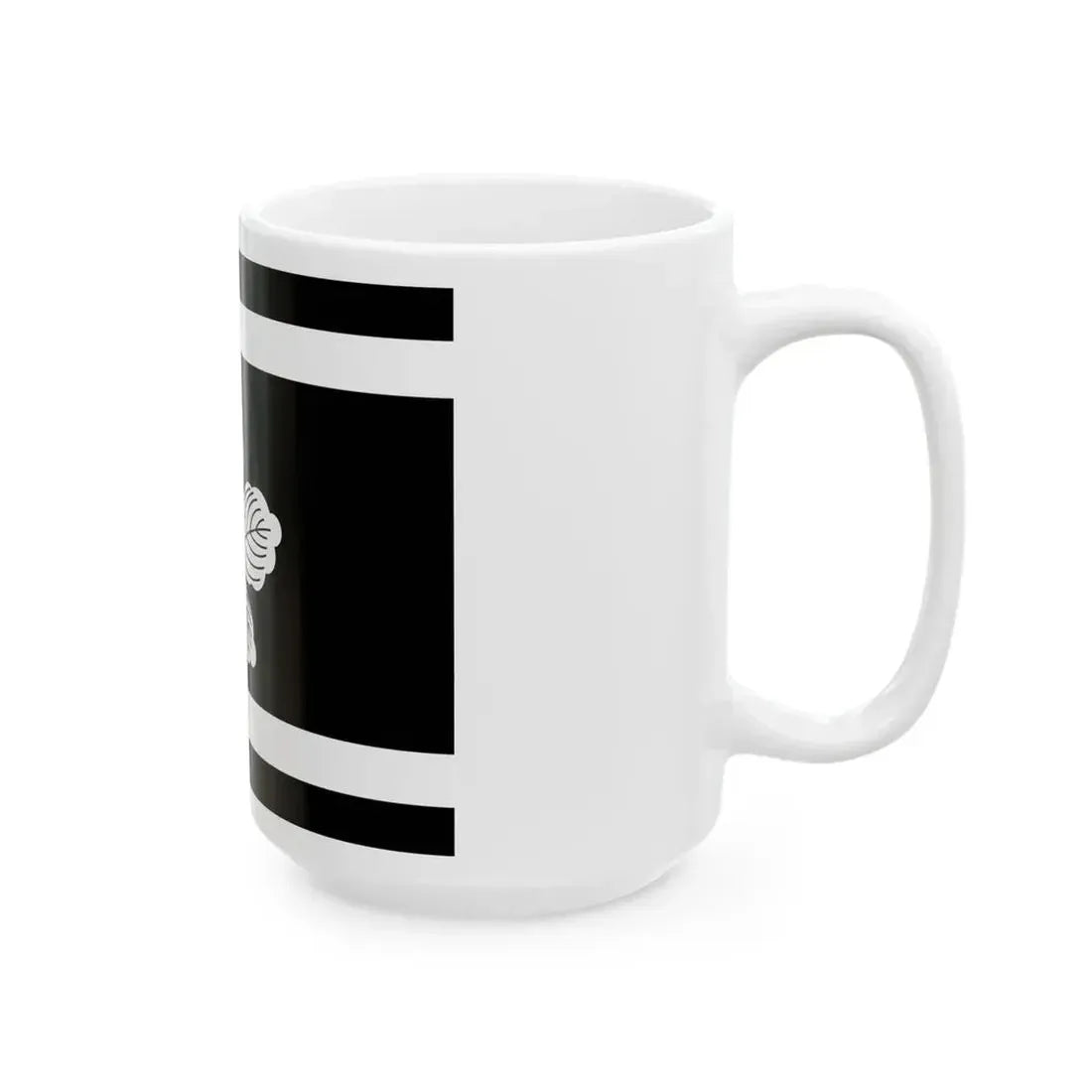 Flag of the Omura Lords of Omura in Hizen Province C (Japan) White Coffee Mug - Go Mug Yourself