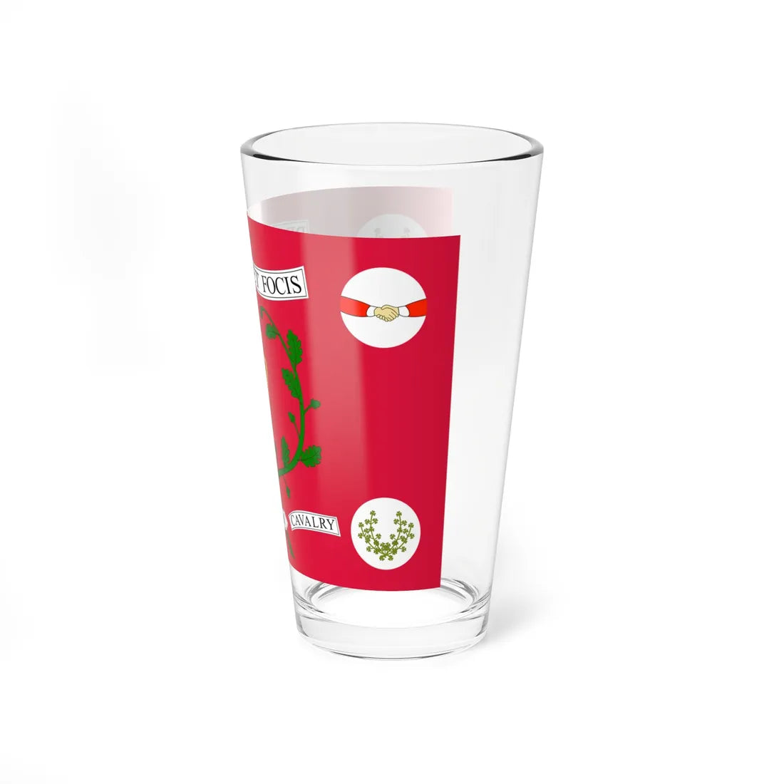 Flag of the Ormond Union Cavalry (Ireland) Pint Glass 16oz - Go Mug Yourself
