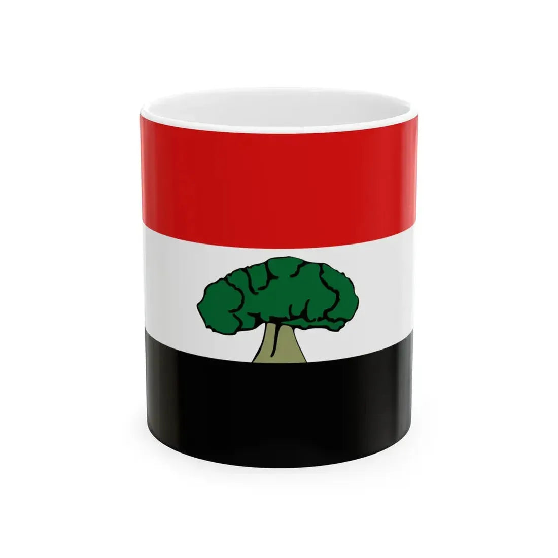 Flag of the Oromia Region (Ethiopia) White Coffee Mug 11oz - Go Mug Yourself