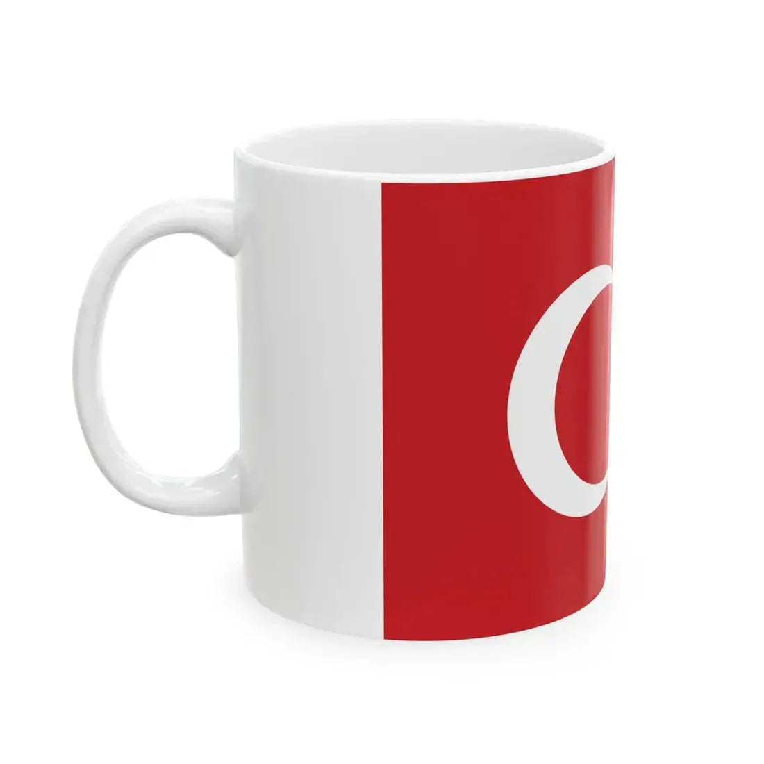 Flag of the Ottoman Empire also used in Egypt (Egypt) White Coffee Mug - Go Mug Yourself