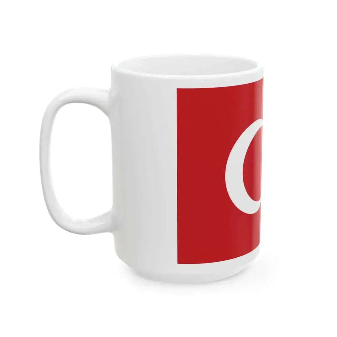 Flag of the Ottoman Empire also used in Egypt (Egypt) White Coffee Mug - Go Mug Yourself