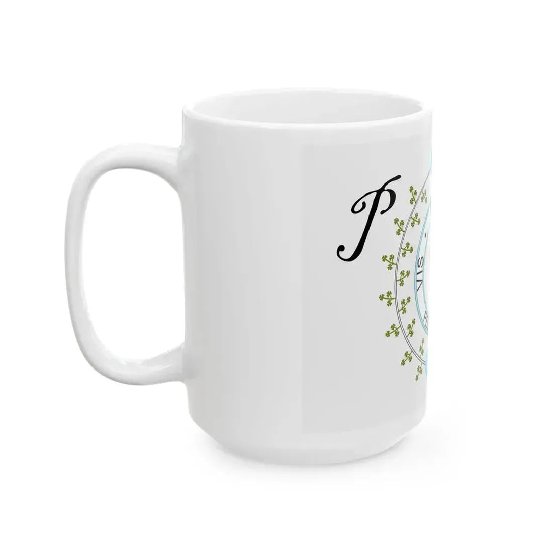 Flag of the Parsonstown Volunteers (Ireland) White Coffee Mug - Go Mug Yourself
