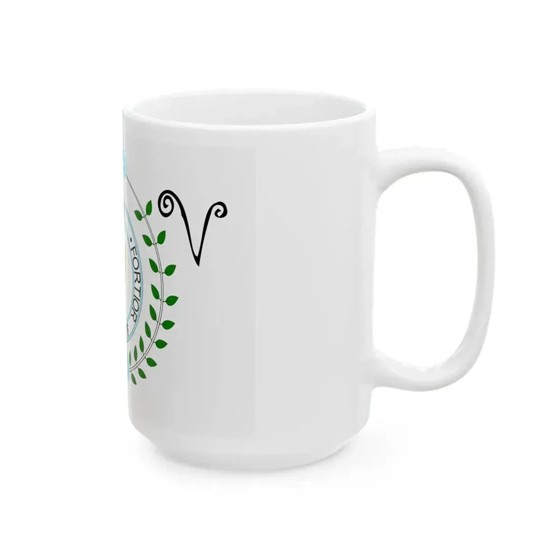 Flag of the Parsonstown Volunteers (Ireland) White Coffee Mug - Go Mug Yourself