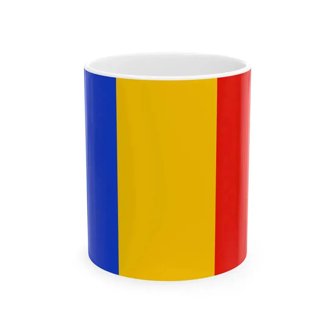 Flag of the Parthenopaean Republic (Italy) White Coffee Mug 11oz - Go Mug Yourself