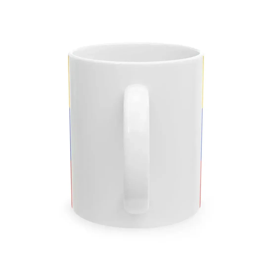 Flag of the Parthenopean Republic variant (Italy) White Coffee Mug - Go Mug Yourself