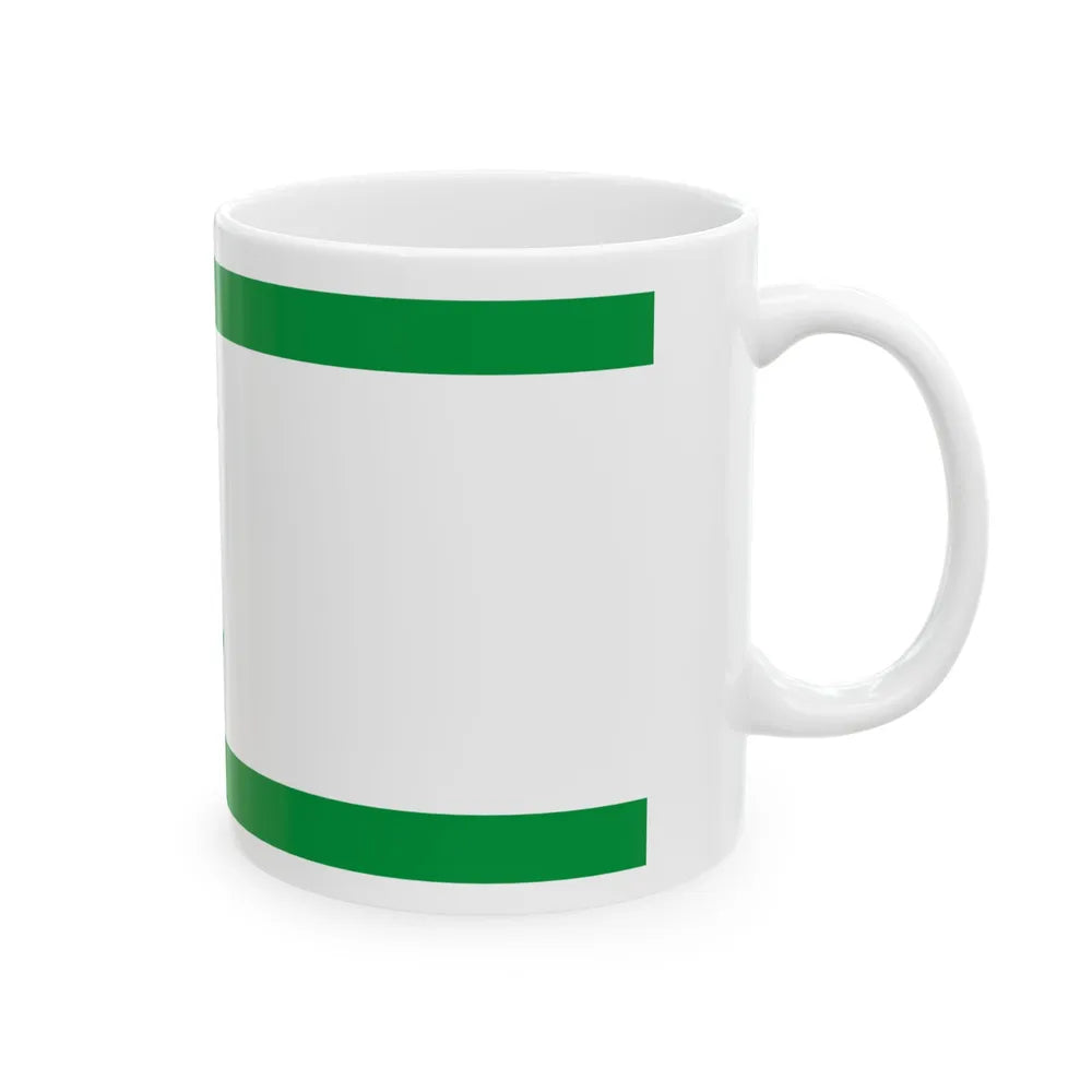 Flag of the Party of Democratic Action 1989-1990 (Bosnia and Herzegovina) White Coffee Mug - Go Mug Yourself
