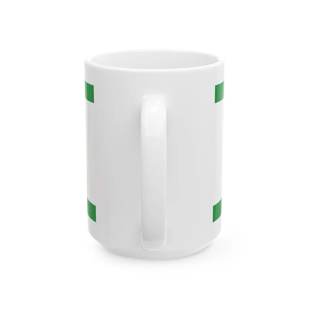 Flag of the Party of Democratic Action 1989-1990 (Bosnia and Herzegovina) White Coffee Mug - Go Mug Yourself