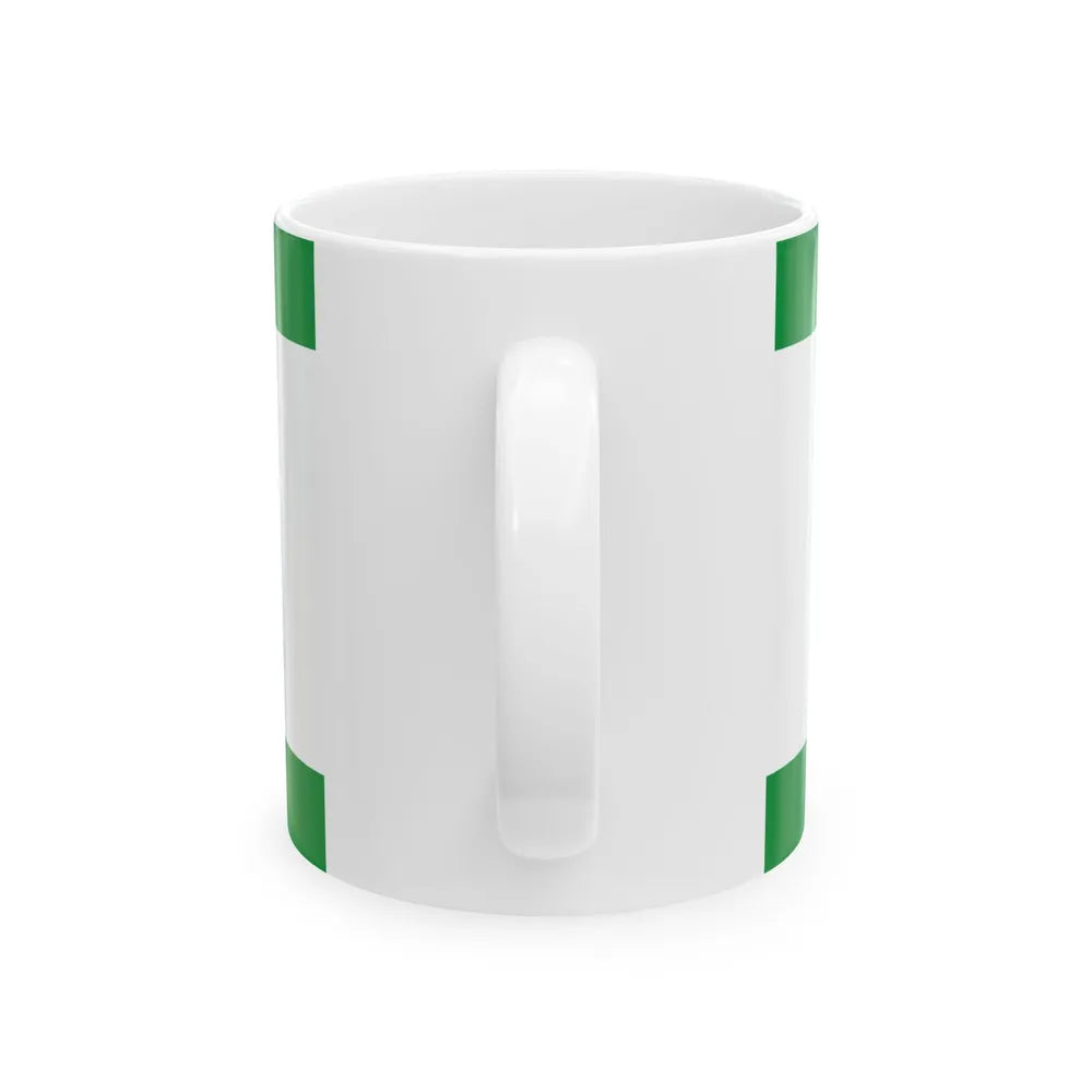 Flag of the Party of Democratic Action 1996 (Bosnia and Herzegovina) White Coffee Mug - Go Mug Yourself