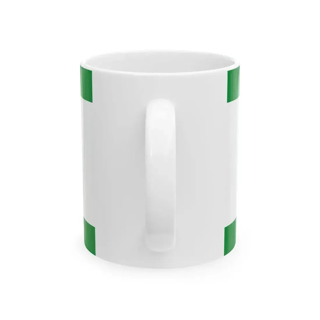 Flag of the Party of Democratic Action 1996 (Bosnia and Herzegovina) White Coffee Mug - Go Mug Yourself
