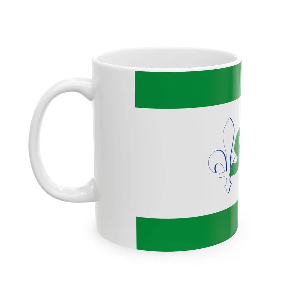 Flag of the Party of Democratic Action (Bosnia and Herzegovina) White Coffee Mug - Go Mug Yourself