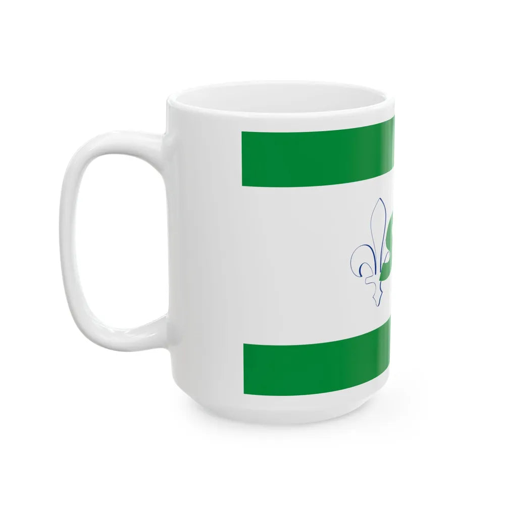 Flag of the Party of Democratic Action (Bosnia and Herzegovina) White Coffee Mug - Go Mug Yourself