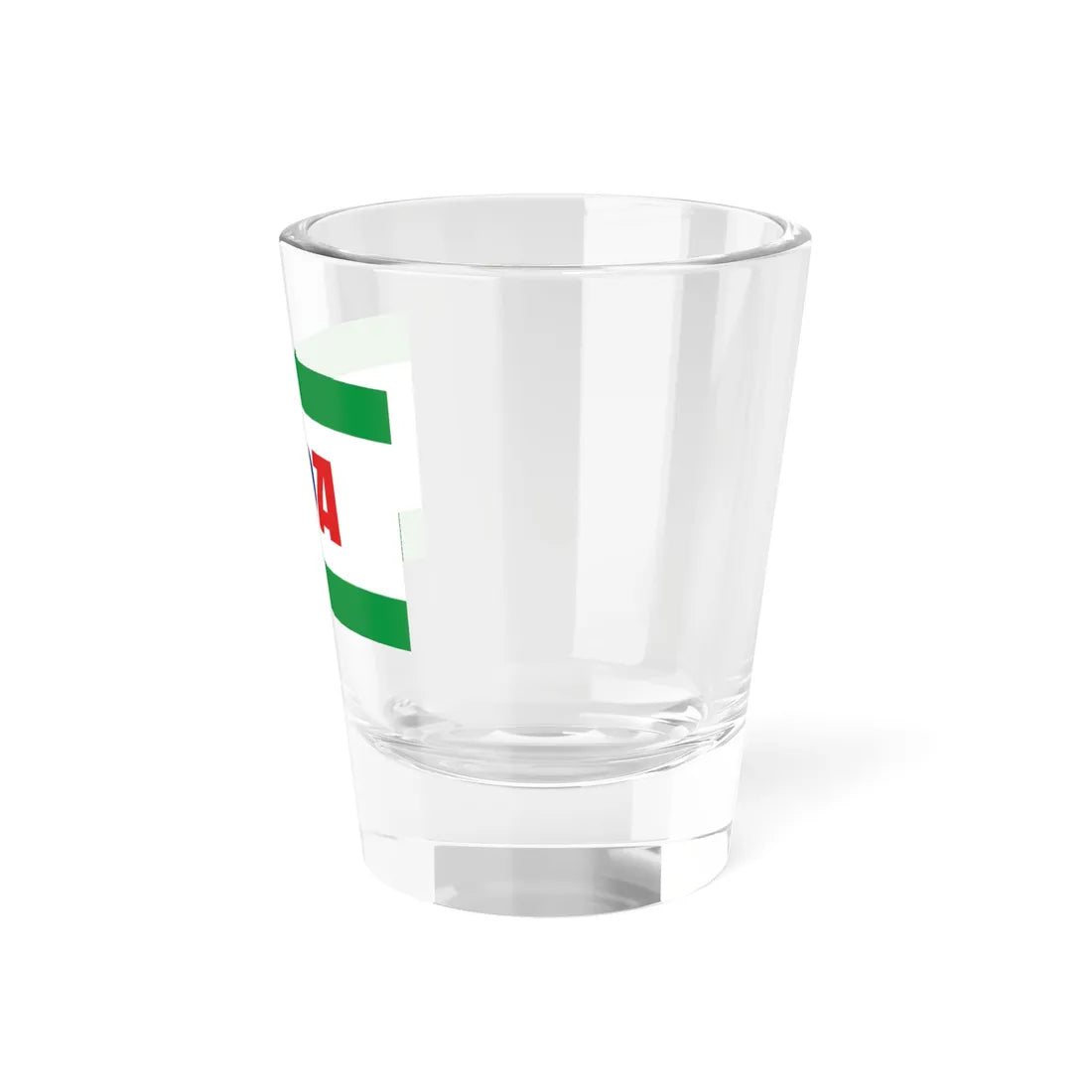 Flag of the Party of Democratic Action variant (Bosnia and Herzegovina) Shot Glass 1.5oz - Go Mug Yourself