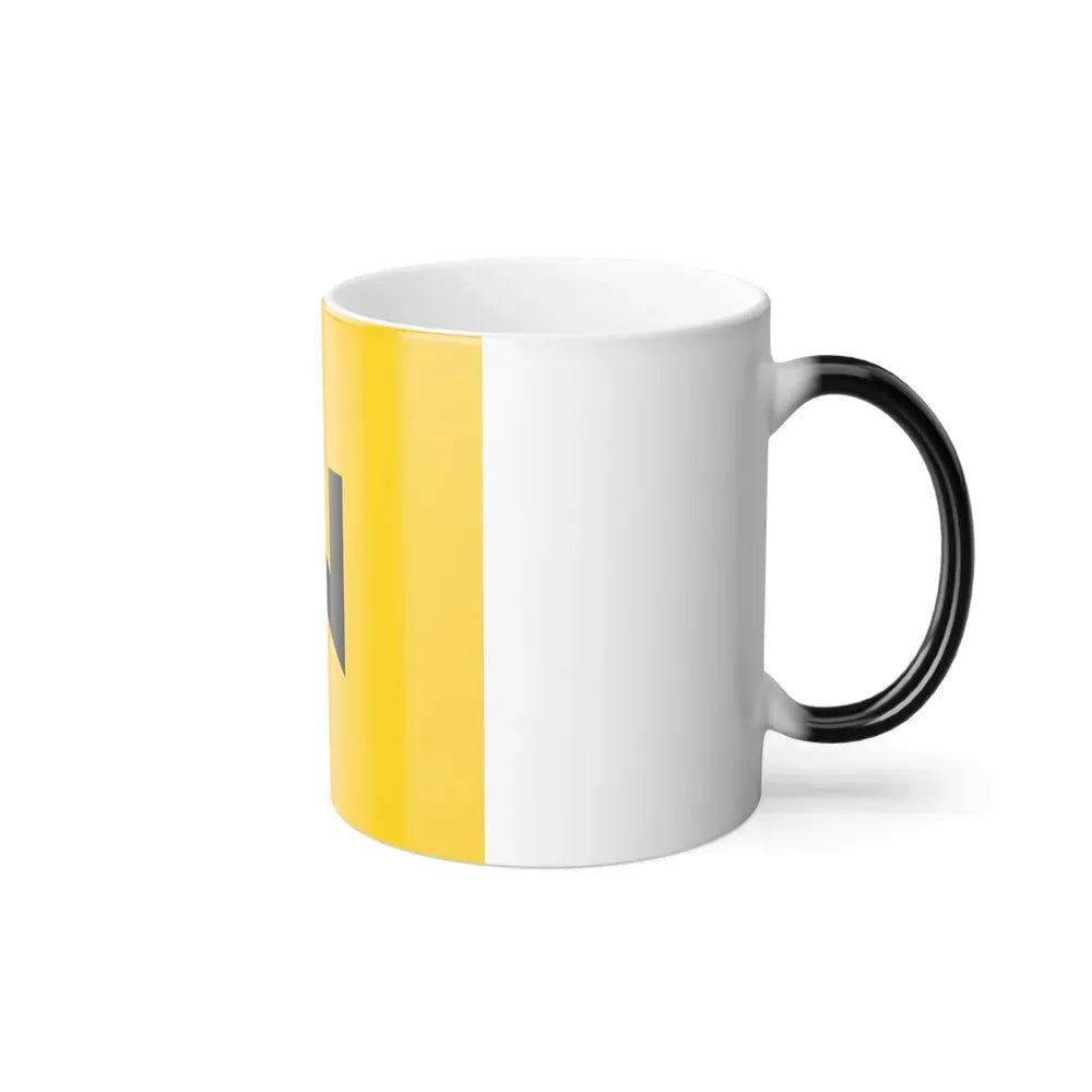 Flag of the Patriot of Ukraine party AZOV (Ukraine) Color Changing Mug 11oz - Go Mug Yourself