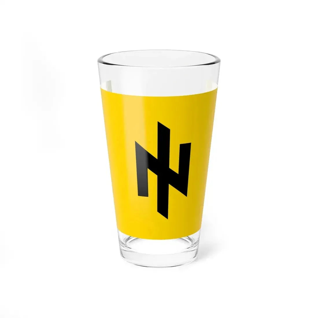 Flag of the Patriots of Ukraine (Ukraine) Pint Glass 16oz 16oz - Go Mug Yourself